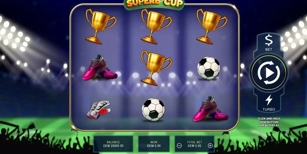 Superb Cup 슬롯 즐기기